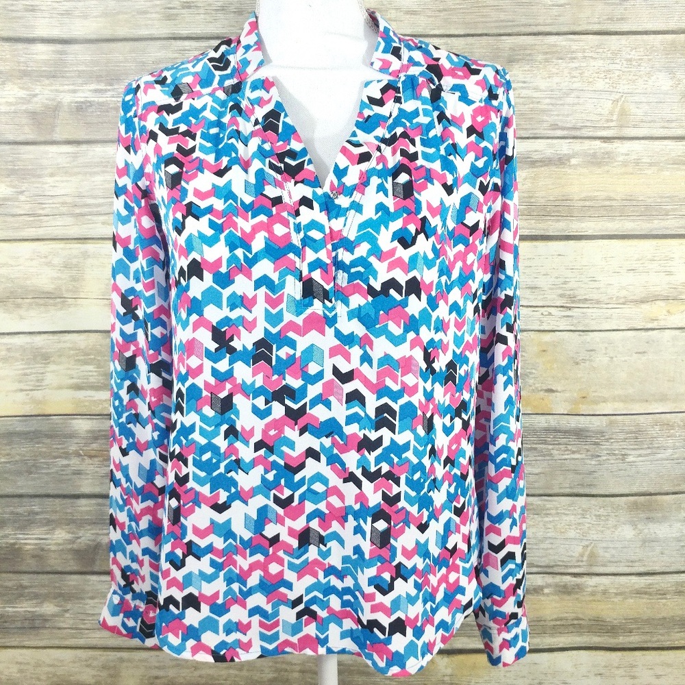 Nine West Women's Top Blouse 
Size XS
Long Sleeve‎